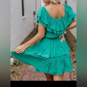 Skies Are Blue Green New With Tags